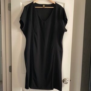24/7 Comfort Apparel Classic Black Mini Dress